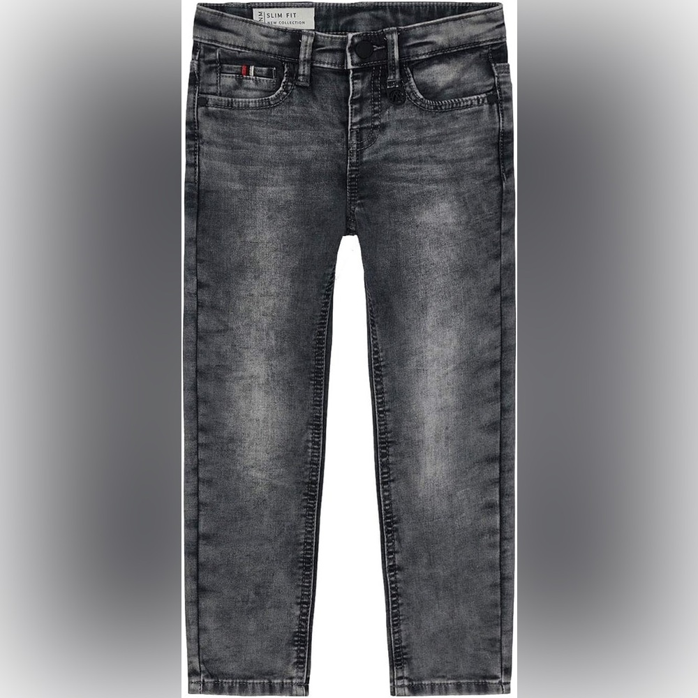 Size 7 Boys Mayoral Kids Charcoal Denim Jeans